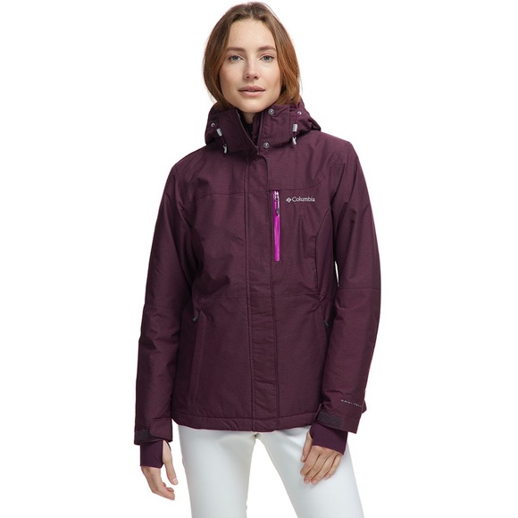columbia women's alpine action omni heat jacket plus size